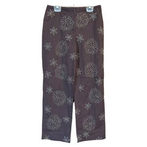 Loft Cropped brown pants 4P